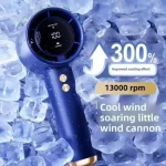 USB Mini Fan Kipas High-speed kipas kipas angin turbo portable Digital Display Adjustable Turbo kipas Fan USB Mini Fan