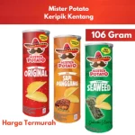 Mister Potato Chips Snack Keripik Kentang 106 Gram Original
