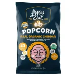 LesserEvil Popcorn Cheddar Cheese Snack